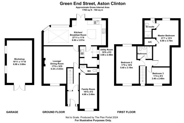 Floor Plan Image for 3 Bedroom Semi-Detached House for Sale in Green End Street, Aston Clinton