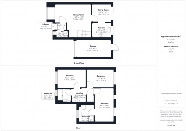 Floor Plan Image for 3 Bedroom Semi-Detached House for Sale in Faithfull Close, Stone