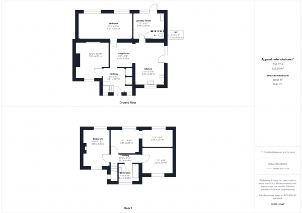 Floor Plan for 3 Bedroom Semi-Detached House for Sale in Churchway, Haddenham, Haddenham, HP17, 8LG -  &pound475,000