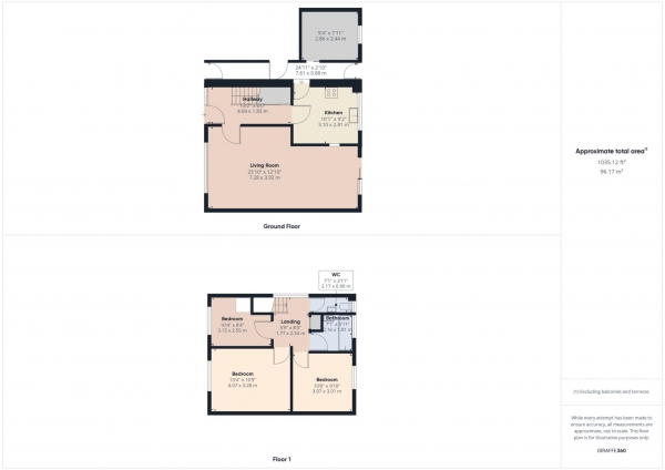 Floor Plan Image for 3 Bedroom Detached House for Sale in Marriotts Lane, Haddenham