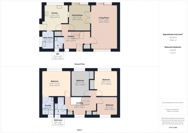 Floor Plan Image for 4 Bedroom Detached House for Sale in Slave Hill, Haddenham