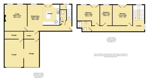 Floor Plan Image for 3 Bedroom Town House for Sale in The Mount, Church Street North, Old Whittington, Chesterfield, S41