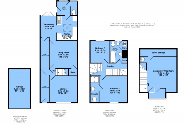 Floor Plan Image for 3 Bedroom Terraced House for Sale in Hartington Road, Spital, Chesterfield, S41