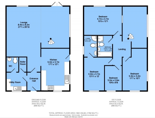 Floor Plan Image for 4 Bedroom Detached House for Sale in Erin Road, Duckmanton, Chesterfield, S44 5HQ