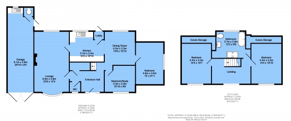 Floor Plan Image for 4 Bedroom Detached House for Sale in Oaklea Way, Old Tupton, Chesterfield, S42 6JD