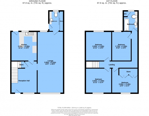 Floor Plan Image for 4 Bedroom Terraced House for Sale in Creswell Road, Clowne, Chesterfield, S43 4LR
