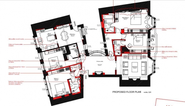 Floor Plan Image for 4 Bedroom Apartment to Rent in Parkside, Knightsbridge SW1