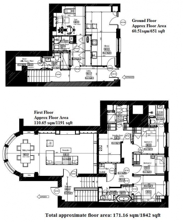 Floor Plan Image for 5 Bedroom Maisonette to Rent in York Terrace West, Marylebone
