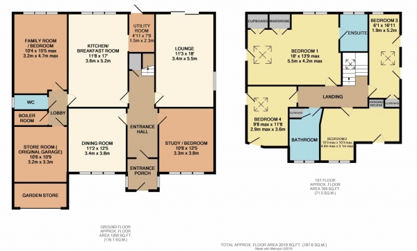 Floor Plan Image for 5 Bedroom Detached House to Rent in Wokingham Road, Earley