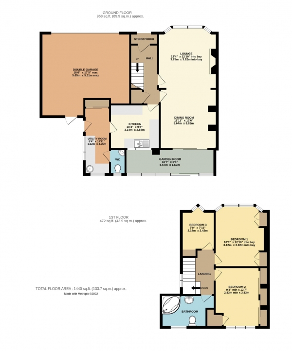 Floor Plan Image for 3 Bedroom Semi-Detached House for Sale in Church Road, Earley