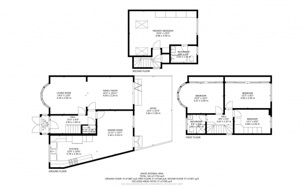 Floor Plan Image for 4 Bedroom Semi-Detached House for Sale in 42 Harewood Road, Isleworth, TW7 5HL