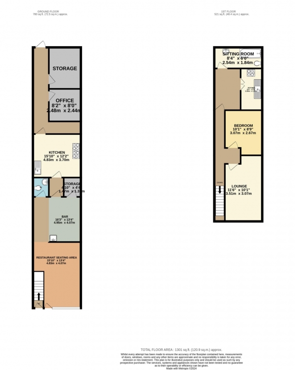 Floor Plan Image for 1 Bedroom Mixed Use for Sale in Oxford Road, Reading