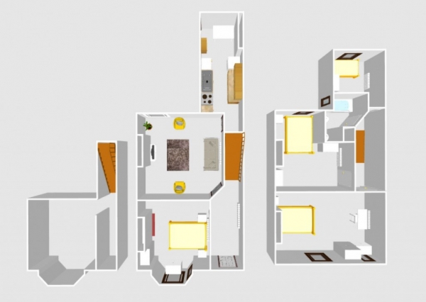 Floor Plan Image for 1 Bedroom House Share to Rent in (Room 2)  Milford Street,  Salford, M6