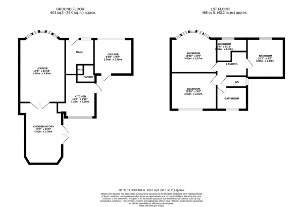 Floor Plan Image for 4 Bedroom Semi-Detached House for Sale in Beckley Avenue, Prestwich