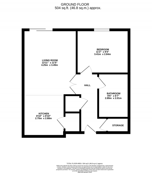 Floor Plan Image for 1 Bedroom Apartment for Sale in The Hacienda, Manchester