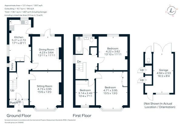 Floor Plan Image for 3 Bedroom Semi-Detached House for Sale in South Lea Road, Bath