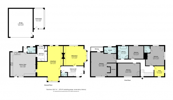 Floor Plan Image for 4 Bedroom Detached House for Sale in Corston ,Bath