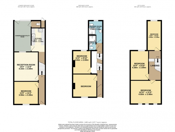 Floor Plan Image for 6 Bedroom Terraced House for Sale in South Avenue, Oldfield Park