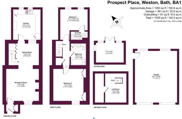 Floor Plan Image for 2 Bedroom Terraced House for Sale in Prospect Place Weston