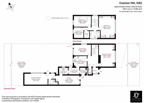 Floor Plan Image for 4 Bedroom Detached House for Sale in Cumnor Hill, Cumnor, Oxfordshire