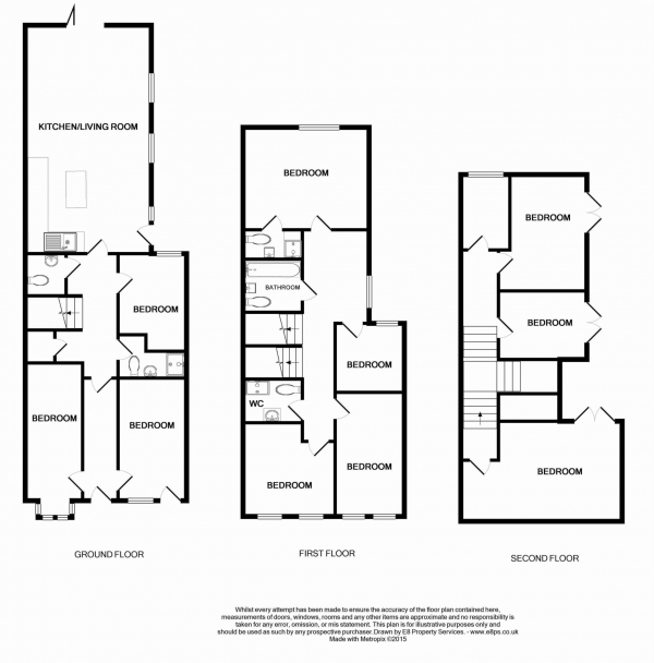 Floor Plan Image for 1 Bedroom House Share to Rent in Bartlemas Road, East Oxford **Double Room Available**