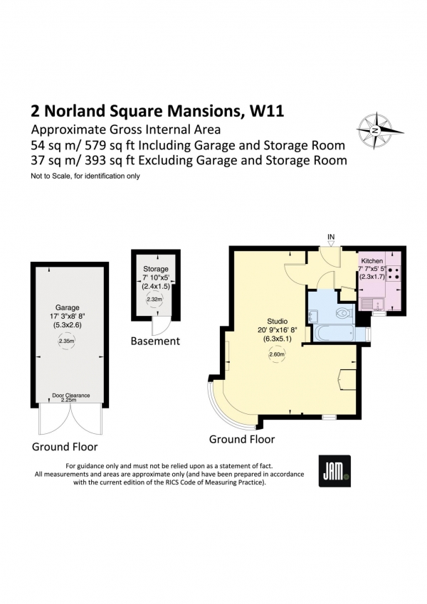 Floor Plan Image for Apartment for Sale in Norland Square Mansions, London