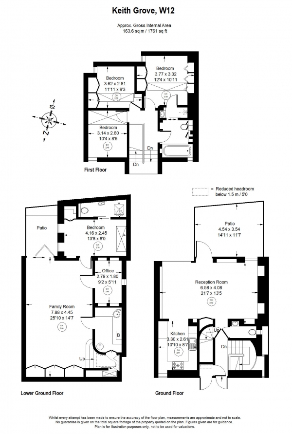 Floor Plan Image for 4 Bedroom Property to Rent in Keith Grove, London