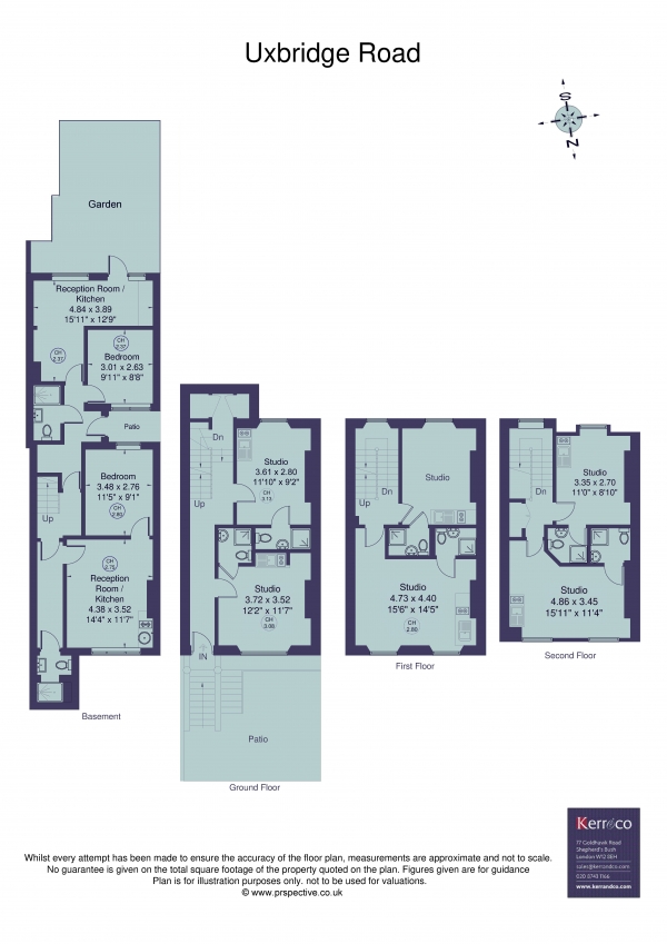 Floor Plan Image for 8 Bedroom Property for Sale in Uxbridge Road, Shepherd's Bush W12