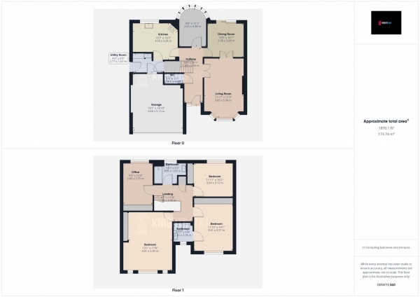 Floor Plan Image for 4 Bedroom Detached House for Sale in Heybridge Crescent, Caldecotte