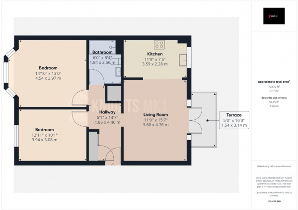 Floor Plan Image for 2 Bedroom Maisonette to Rent in Donnington Road, Reading