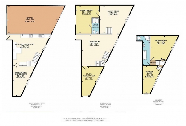 Floor Plan Image for 5 Bedroom Terraced House for Sale in Mill Lane, Horwich