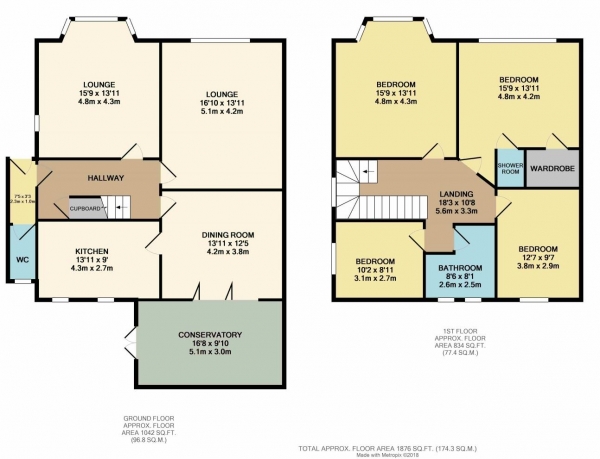 Floor Plan Image for 4 Bedroom Semi-Detached House for Sale in New Hall Lane, Heaton