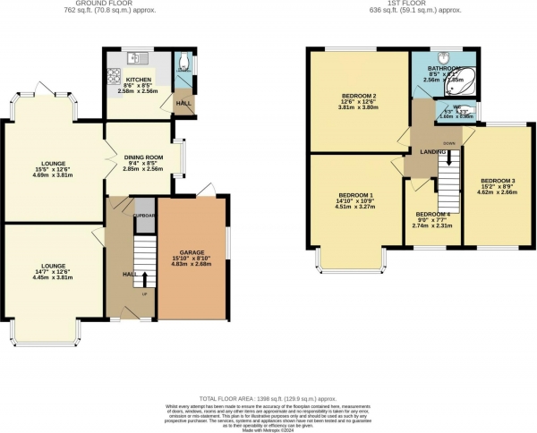 Floor Plan Image for 4 Bedroom Semi-Detached House for Sale in Chassen Road