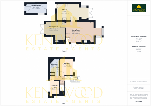 Floor Plan Image for 3 Bedroom Semi-Detached House to Rent in Approach Road, SL6