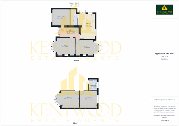 Floor Plan Image for 4 Bedroom Semi-Detached House to Rent in Whitegates Lane, Earley, RG6