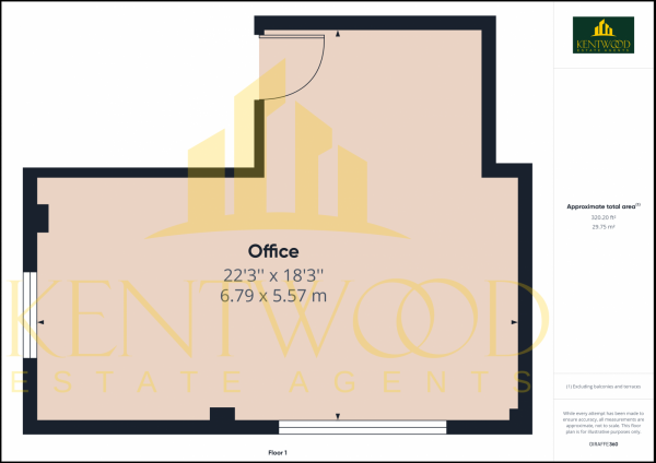 Floor Plan Image for Commercial Property to Rent in Chilterns House, 64 Eton Place, High Street, Burnham, Slough, SL1 7JT