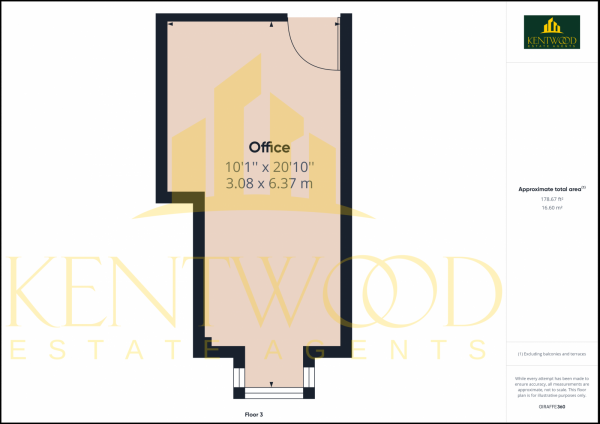 Floor Plan Image for Commercial Property to Rent in Chilterns House, 64 Eton Place, High Street, Burnham, Slough, SL1 7JT