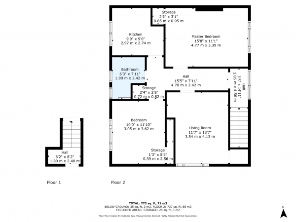 Floor Plan Image for 2 Bedroom Cottage for Sale in Moorpark Avenue, Penilee