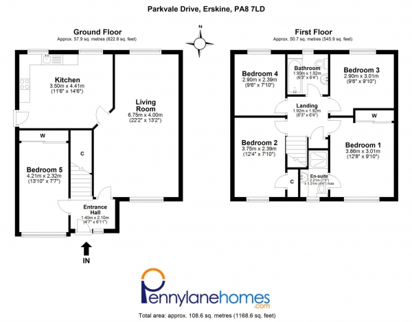 Floor Plan Image for 4 Bedroom Property for Sale in Parkvale Drive, Erskine