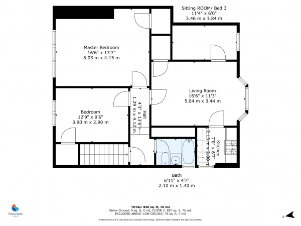 Floor Plan Image for 3 Bedroom Cottage for Sale in Chirnside Road, Glasgow