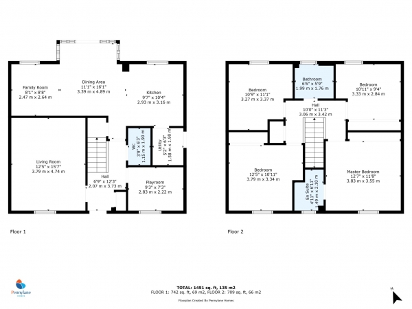 Floor Plan Image for 4 Bedroom Detached House for Sale in Moffat Gardens, Bishopton