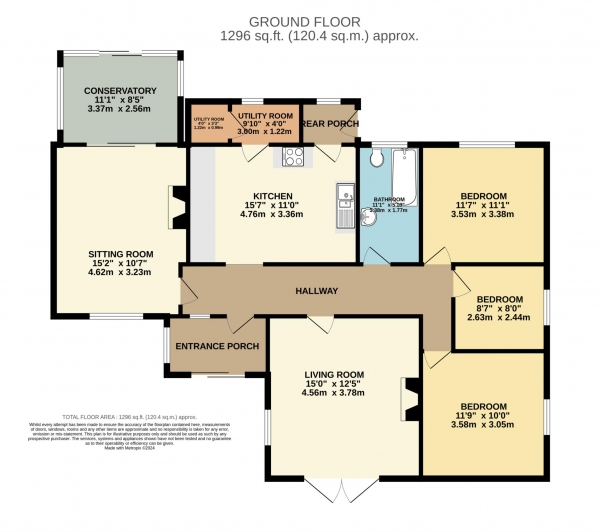 Floor Plan Image for 3 Bedroom Detached House for Sale in Clink Road, Frome