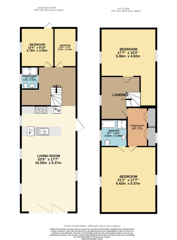 Floor Plan Image for 4 Bedroom Detached House to Rent in Marston Bigot, Nr Frome