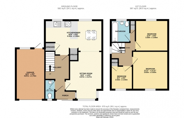 Floor Plan Image for 3 Bedroom Detached House for Sale in Lilly Batch, Frome