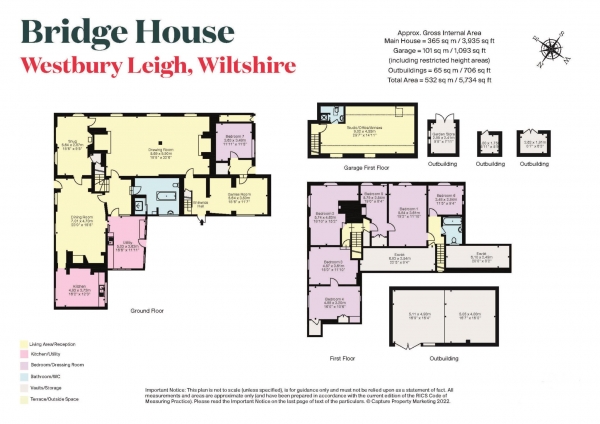 Floor Plan Image for 6 Bedroom Detached House for Sale in Westbury Leigh