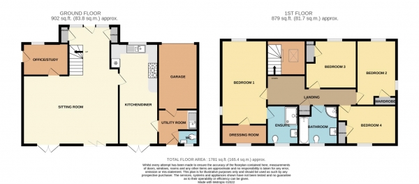 Floor Plan Image for 4 Bedroom Detached House for Sale in Whitewell Road, Frome