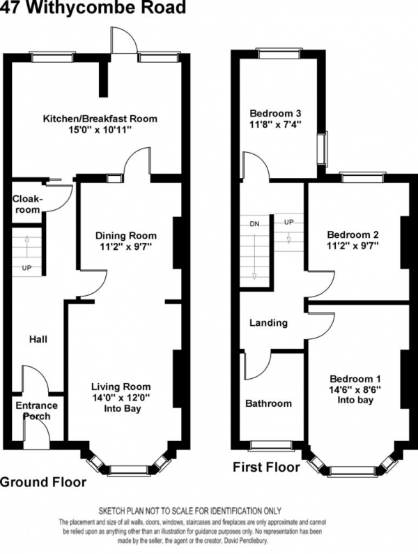Floor Plan Image for 3 Bedroom Terraced House for Sale in Withycombe Road, Exmouth