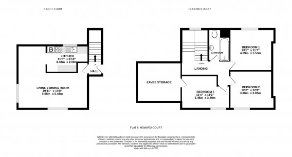 Floor Plan Image for 3 Bedroom Maisonette for Sale in Salterton Road, Exmouth