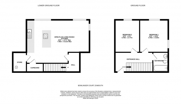 Floor Plan Image for 2 Bedroom Flat for Sale in Bowlinger Court, Tower Street