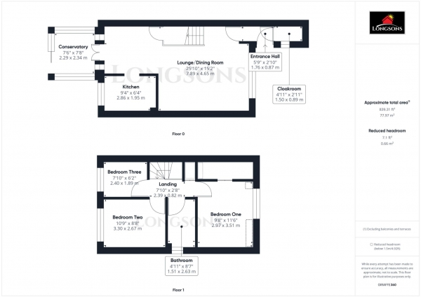 Floor Plan Image for 3 Bedroom End of Terrace House to Rent in Strasbourg Way, Dereham
